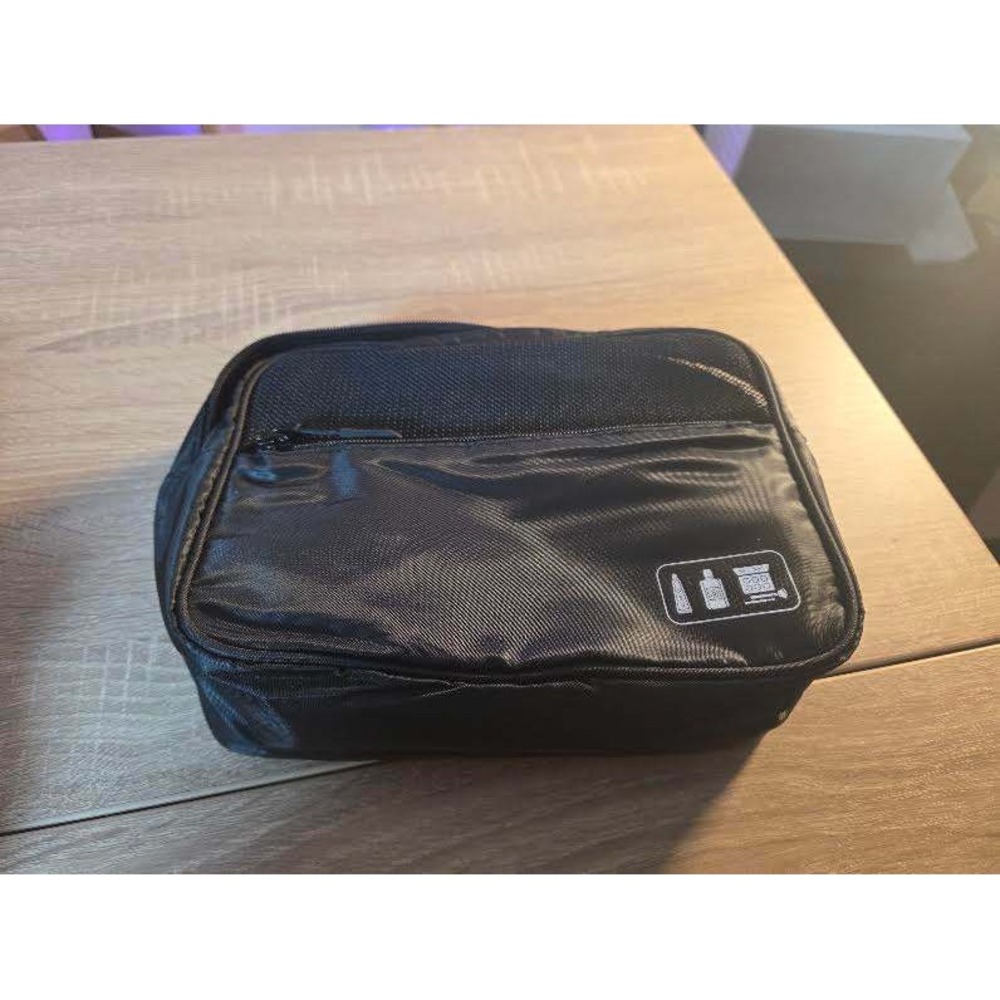 Black 7 Piece Travel Packing Cubes Set Luggage Organizer Bags for Suitcase